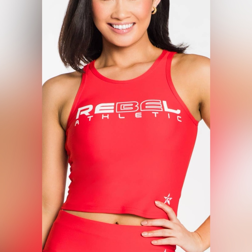 Rebel Athletic Longline Sports Bra Top